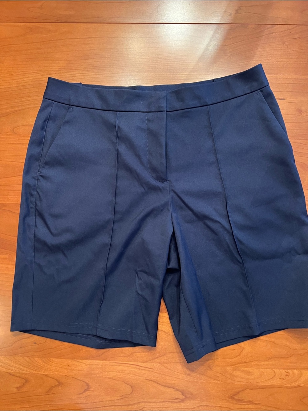 Puma Women's Navy Tailored Bermuda Shorts - Classic Navy